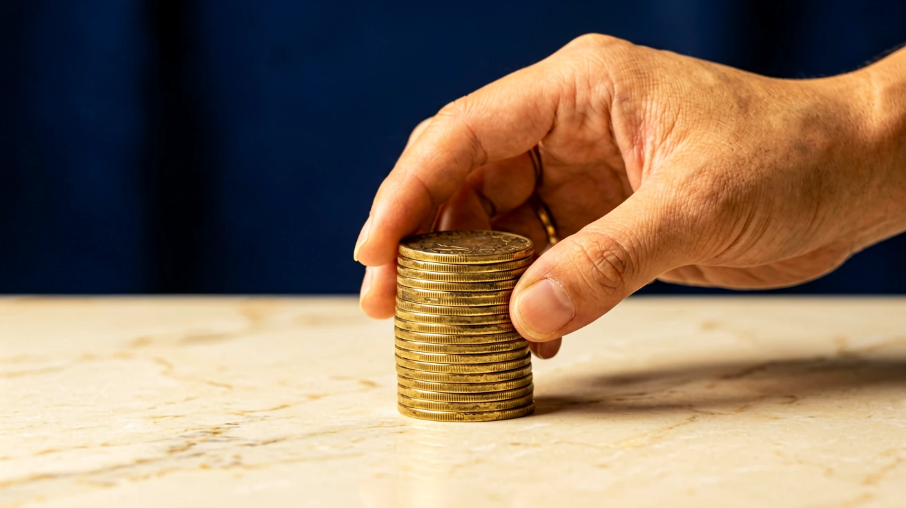 Gold coins deposit